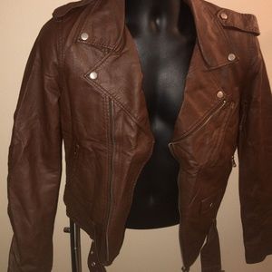 HUGOEDGE Jackets & Coats - New Men's Slim fit Motorcycle pu Leather Jacket HUGOEDGE Jackets & Coats - New Men's Slim fit Motorcycle pu Leather Jacket